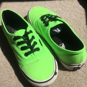 Neon Green Vans